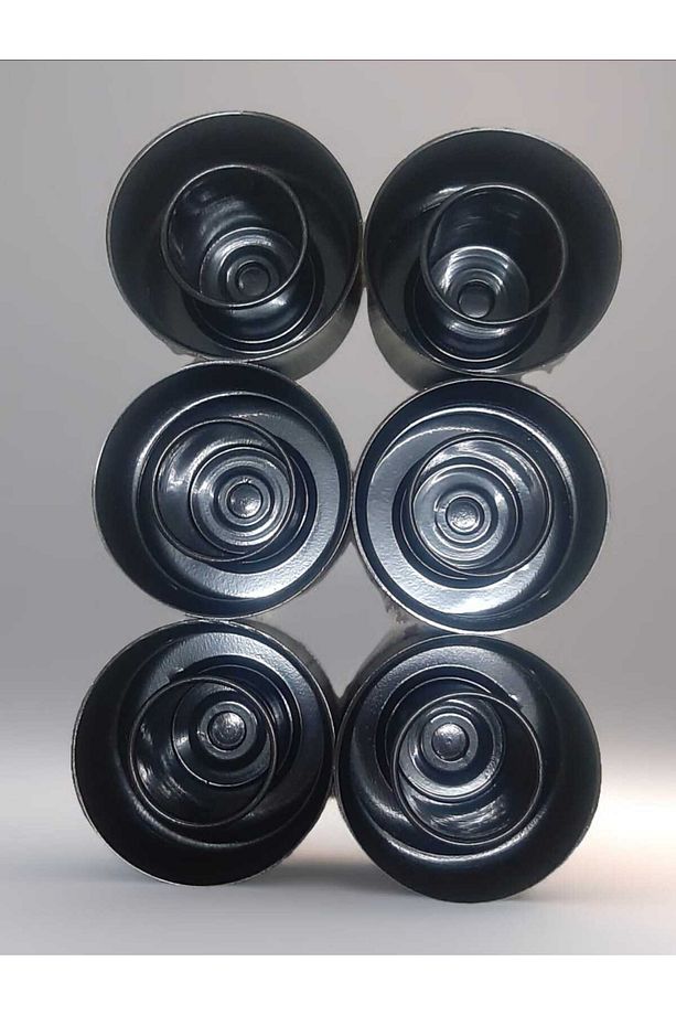 6 Adet Lüks oval siyah ehlikeyf - 2