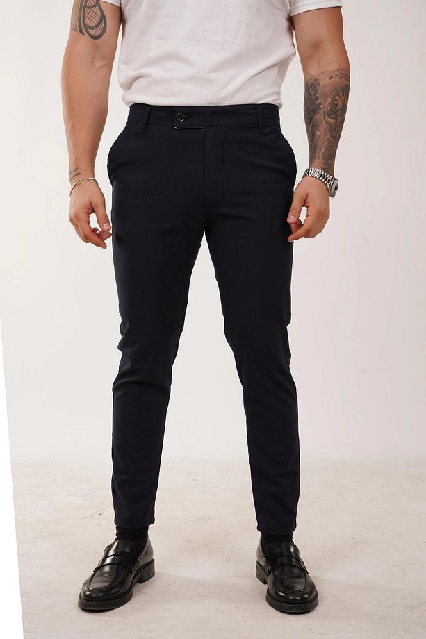 Lacivert Kumaş Pantolon Slim Fit PLT 011 - 1