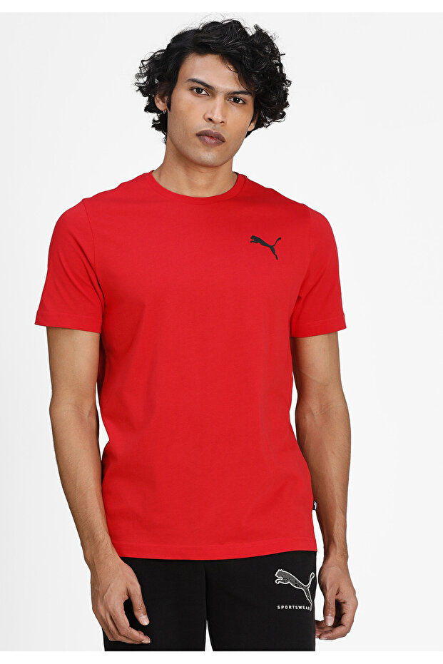 تي شيرت بشعار أساسي صغير - 1