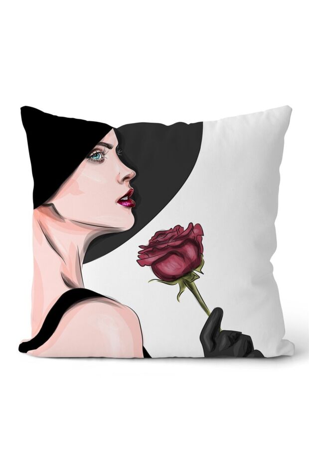 Double Sided Throw Pillow Cover Code: Kir3395 - 1
