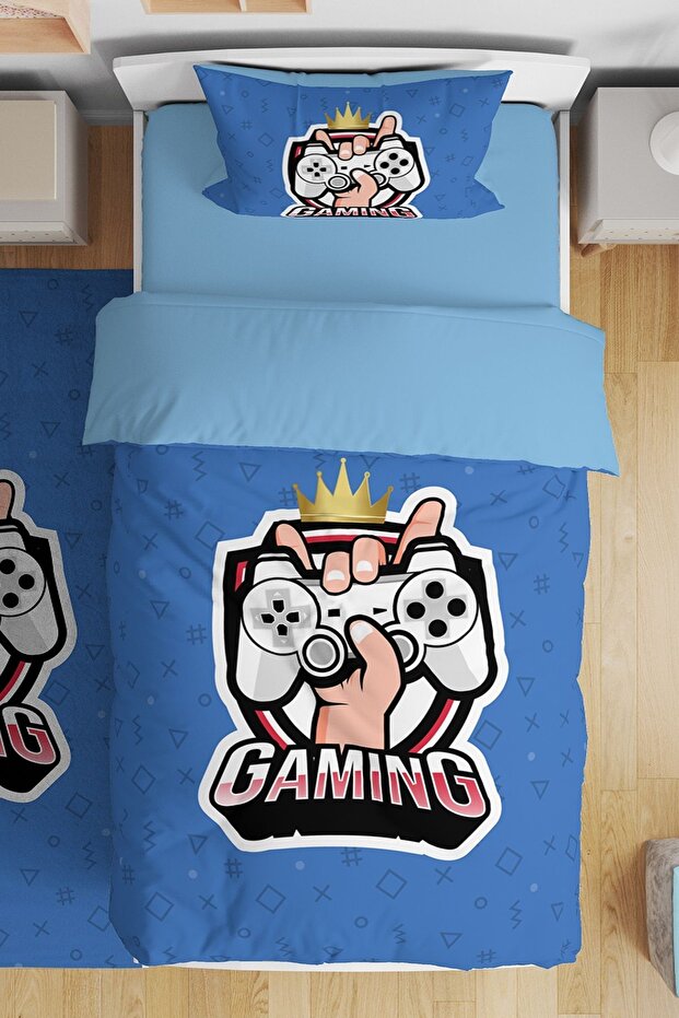 Gamer Gamer 16 Patterned Single Baby Kids Bedding Set