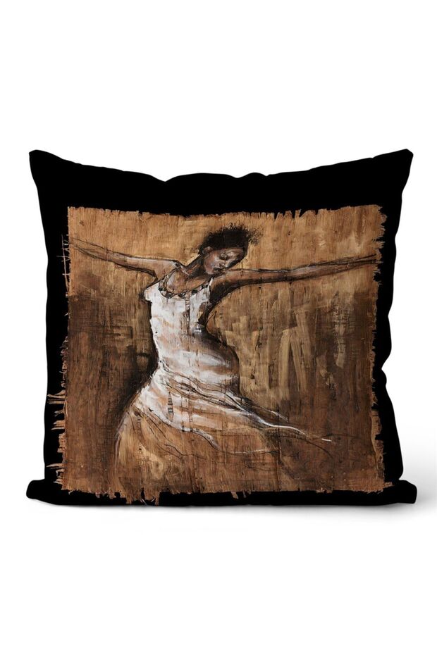 Double Sided Throw Pillow Cover Code: Kir3725 - 1