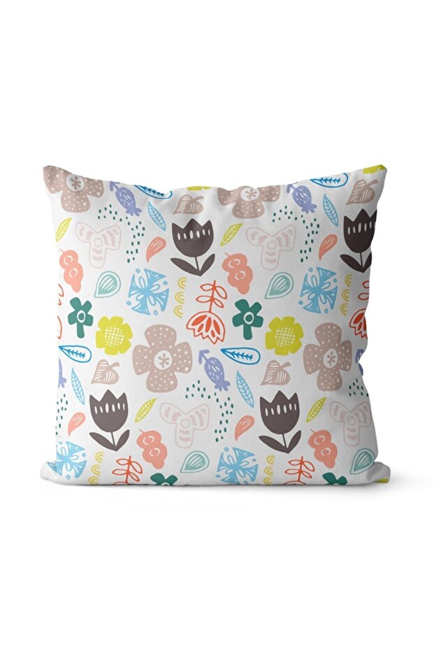 Double Sided Throw Pillow Cover Code: Kir4047 - 1