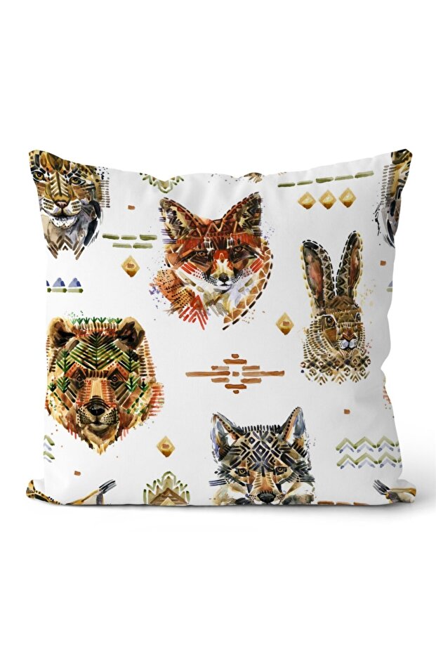 Double Sided Throw Pillow Cover Code: Kir1301 - 1