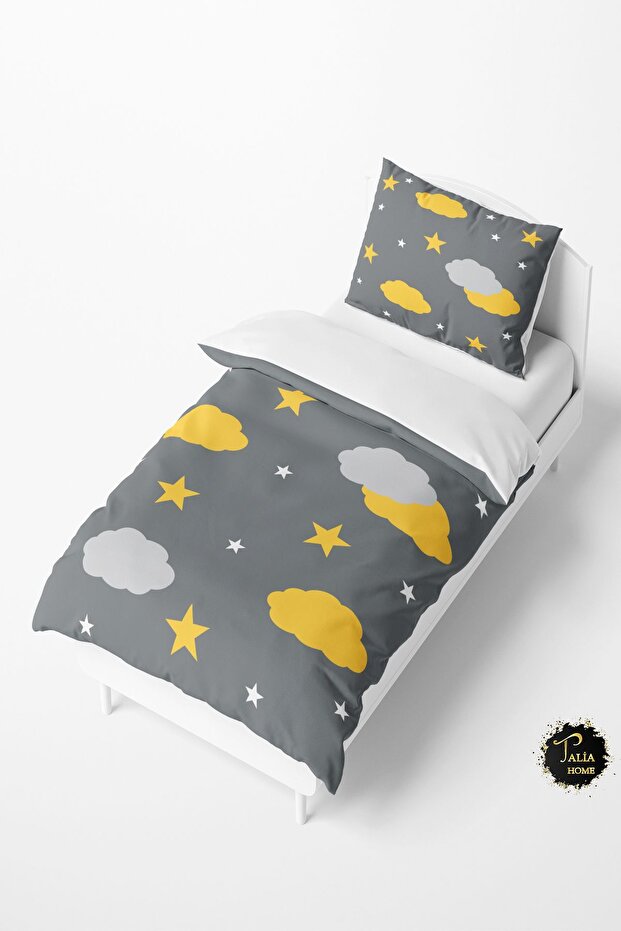 Yellow Pattern Baby and Kids Duvet Cover Set TLAN-100
