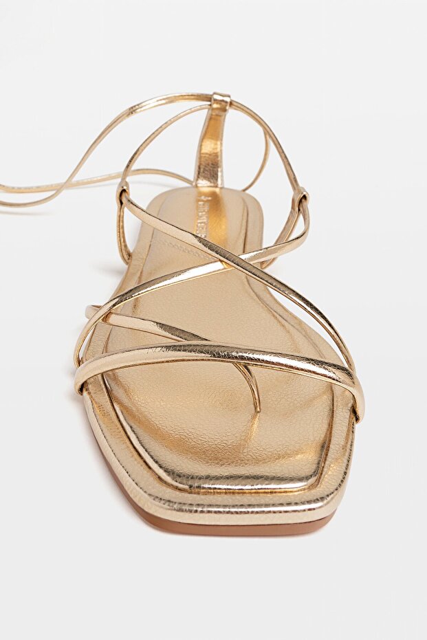 صندل مسطح معدني - 4