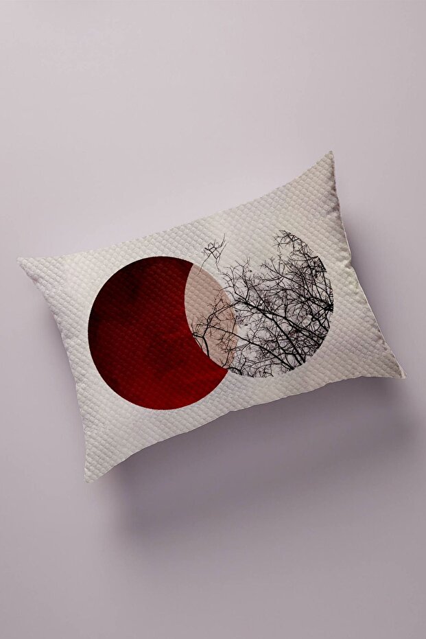 Decorative Bead Quilted Surface Pillow Case (50x70cm) 11