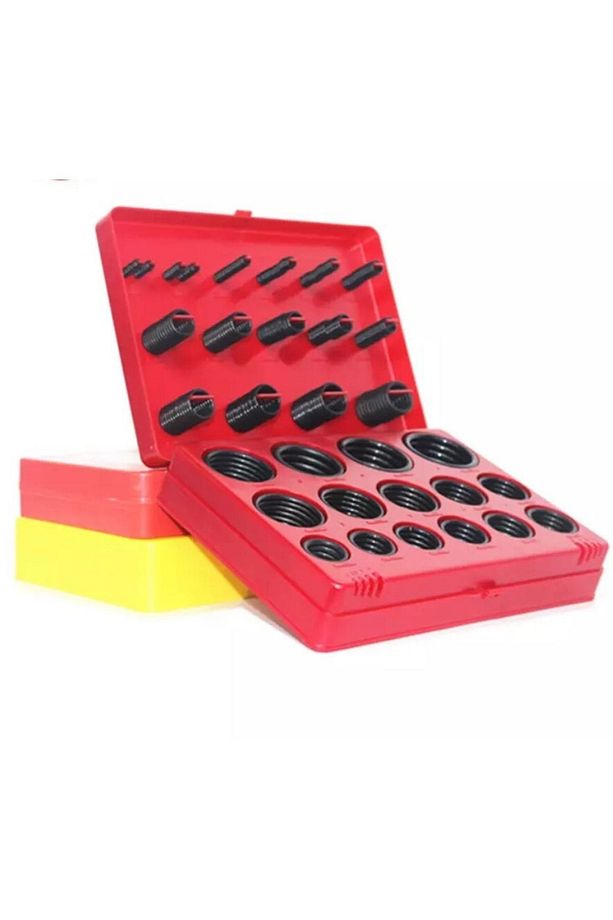 Oring Seti Kit Nitril Nbr 70 Metric Ve Inç Box 768 Adet Sarı Set Ve Kırmızı Set - 3