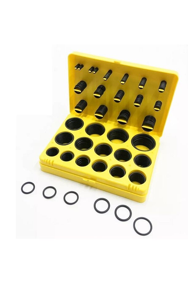 Oring Seti Kit Nitril Nbr 70 Metric Ve Inç Box 768 Adet Sarı Set Ve Kırmızı Set - 4
