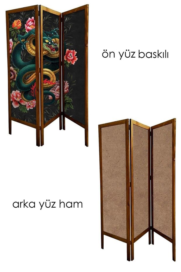 Masif Ahşap Paravan - 2