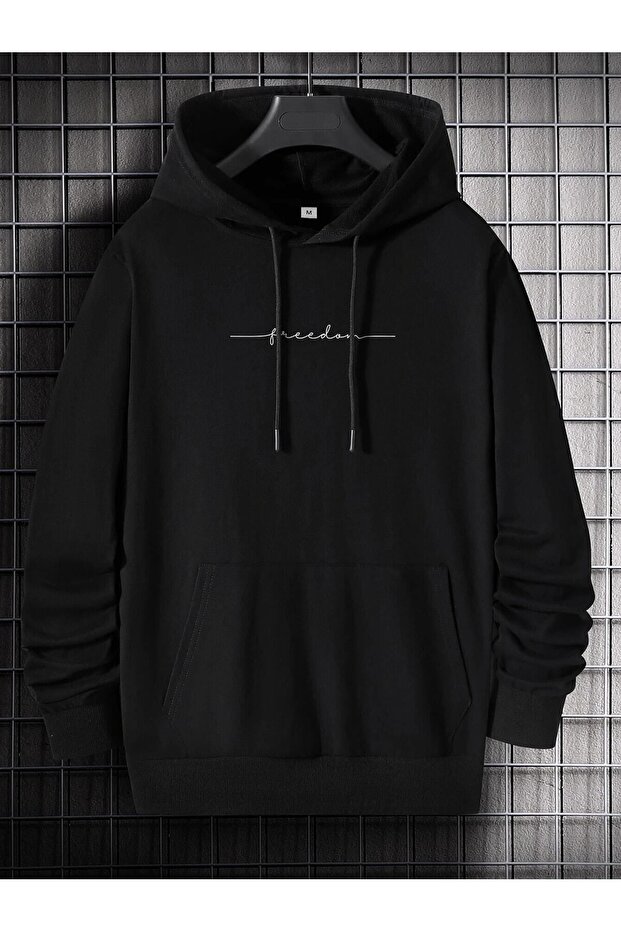Hooded Sweatshirt Fredom Printed