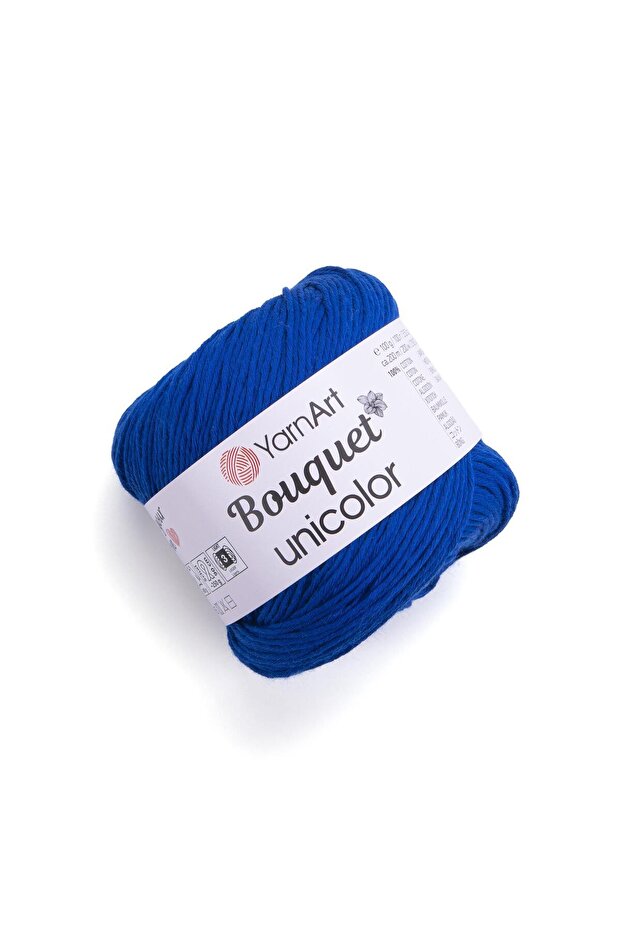 BOUQUET UNICOLOR - حبل محبوك يدويًا ساكس أزرق-3222