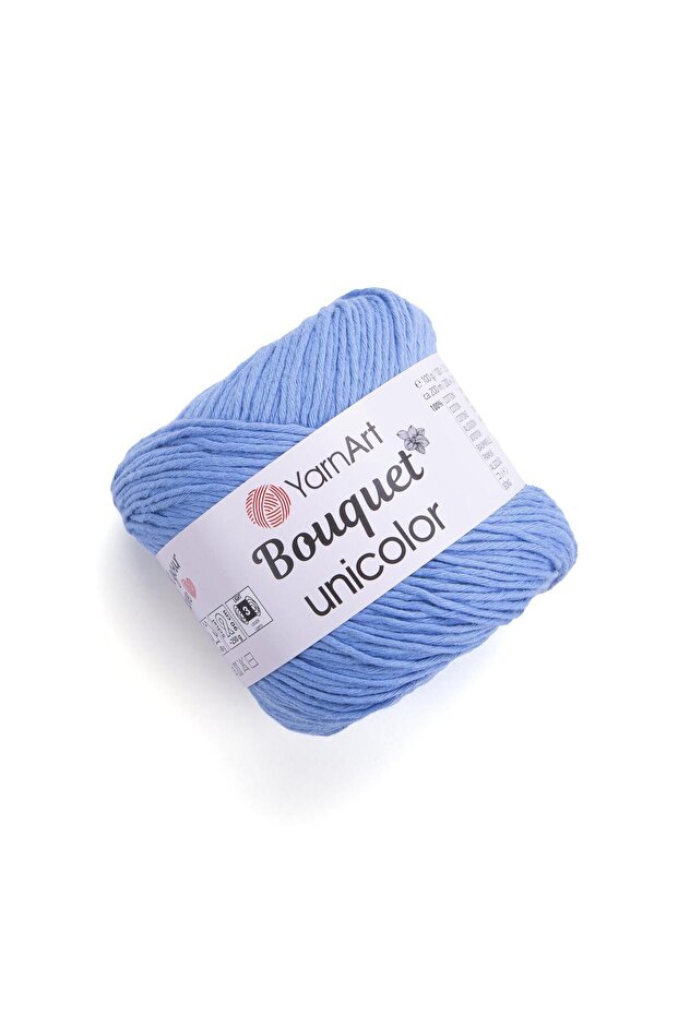 BOUQUET UNICOLOR - حبل محبوك يدويًا أزرق-3223