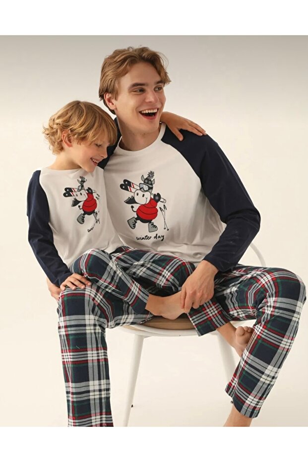 FAMILY COMBINATION LONG SLEEVE PAJAMA SET (Each Pajama Set Price is Separate)