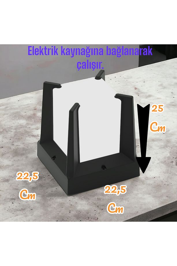 12 Adet Günışığı Ampul Dahil E27 Duy Bahçe Duvar Armatürü, Modern Tasarım Dekoratif Set Üstü Aplik - 3