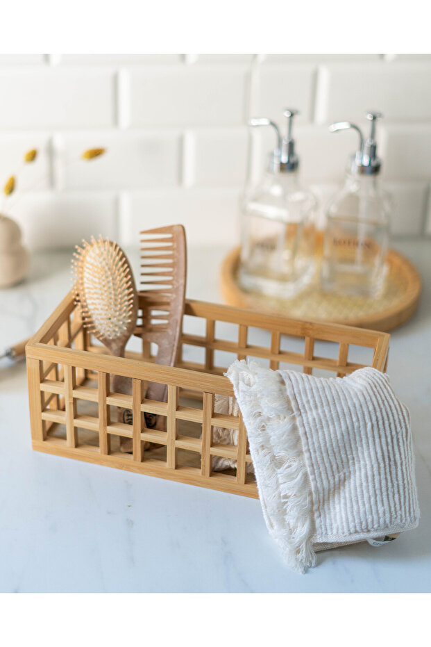 Bamboo Rectangular Organizer/Organizer - 3
