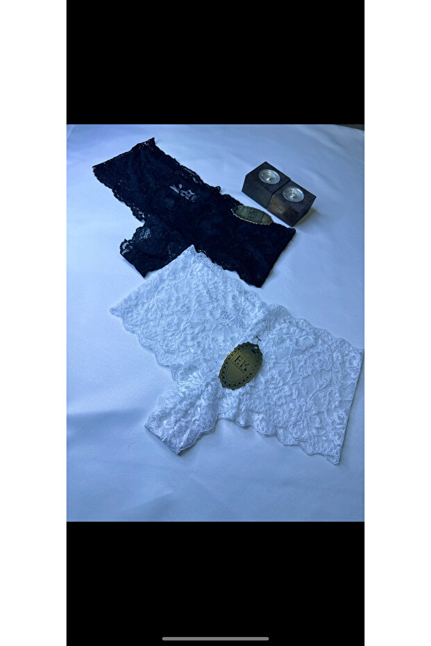 Dantel Beyaz Külot - 1