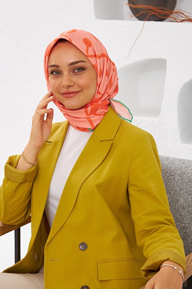 وشاح قطني رقيق بنمط الجوخ - 1