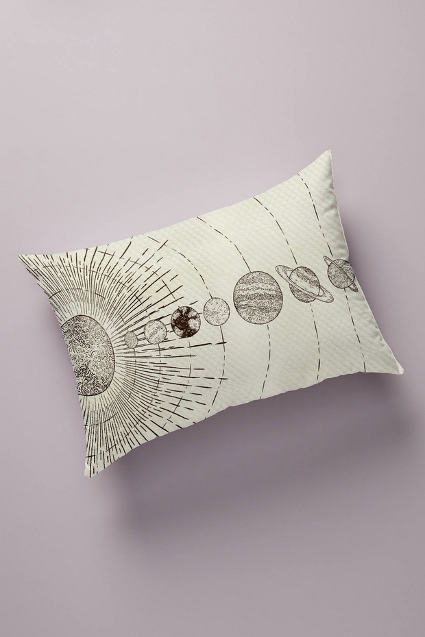 Decorative Bead Quilted Surface Pillow Case (50x70cm) 50