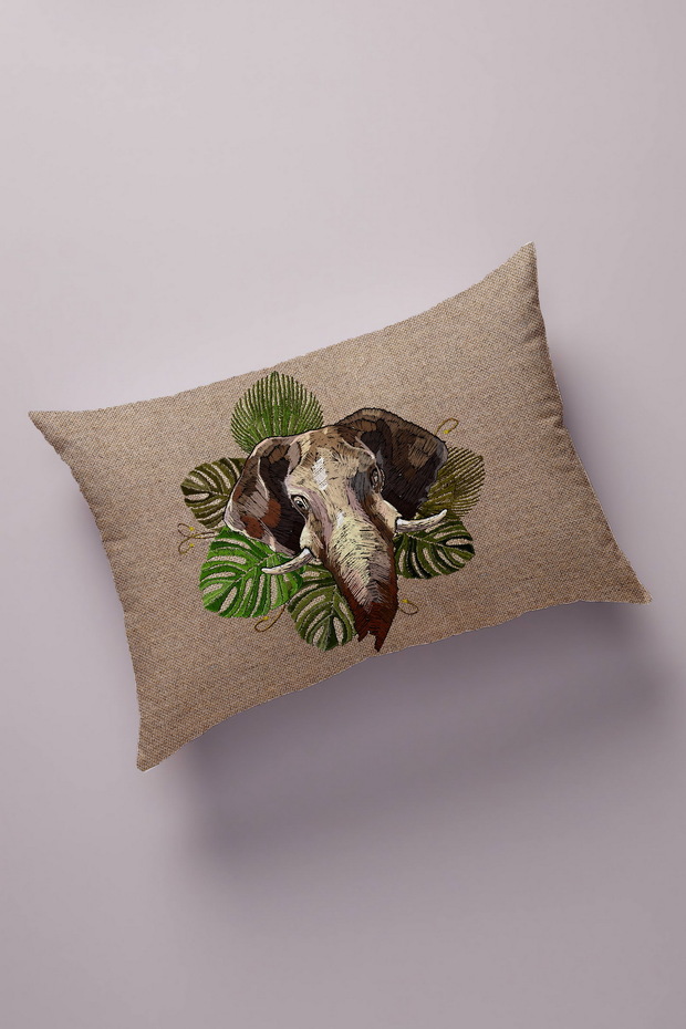 Decorative Bead Quilted Surface Pillow Case (50x70cm) 114