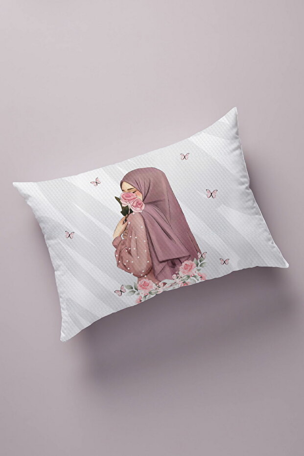 Decorative Bead Quilted Surface Pillow Case (50x70cm) 283