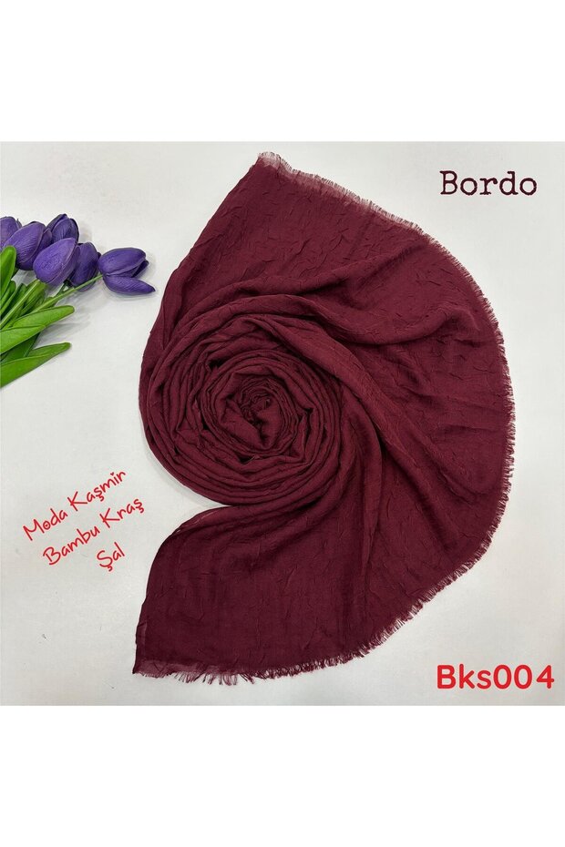 Moda Kaşmir Bambu Kraş Şal - 2