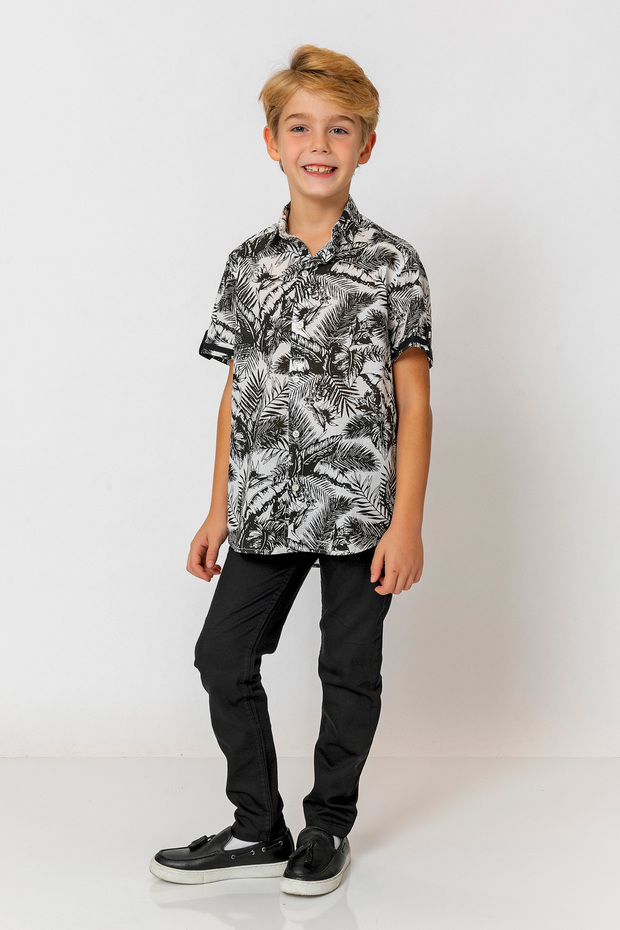Boy's Short Sleeve Hawaiian Shirt