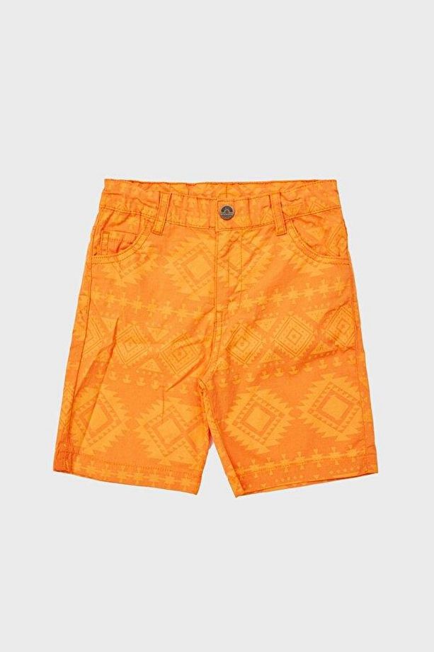 BG Store Erkek Çocuk Oranj Şort 23SS2NB3151 - 1
