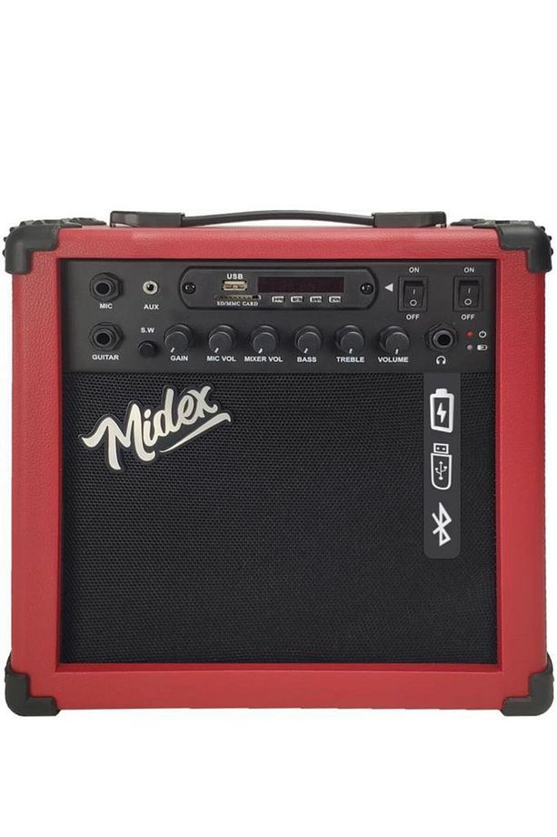 Mga-25rd Elektro Gitar Amfisi 25 Watt Usb Bluetooth Şarjlı 2 Girişli - 1