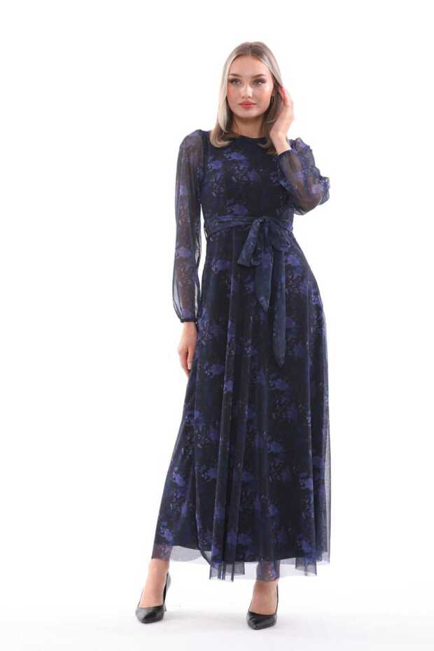 Rochie maxi cu decolteu lycra - 4