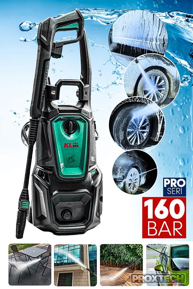 Profesyonel Kovadan Çeker Zemin,Cam,Halıi,koltuk Yıkama 2200W 160 Bar Basınçlı Yıkama Makinesi - 1