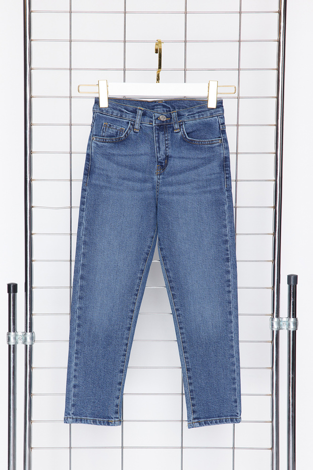 Mavi Erkek Çocuk Skinny Esnek Ayarlanabilir Lastikli Denim Pantolon Jean TKDSS24PL00015 - 6