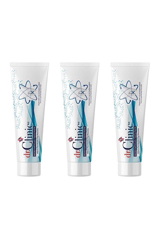 Mikro Partiküllü Diş Macunu 75 Ml / 120 Gr X 3 Adet - 3