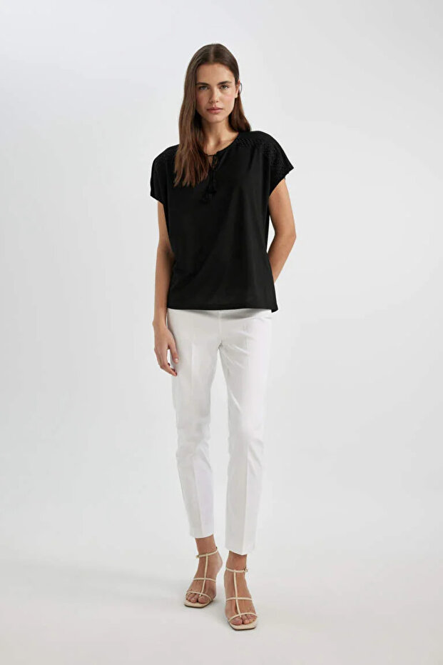 Women's T-Shirt C1874Ax/Bk81 Black