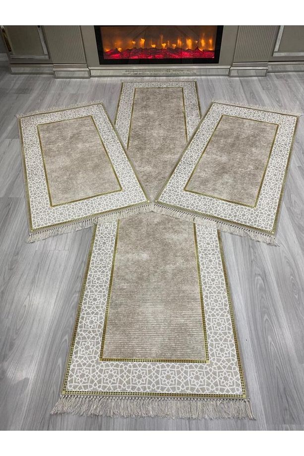 Yatak Odası Halısı Seti 3 'lü Yatak Odası Halı Takımı 2 Adet 80x150 1 Adet 80x300 Cm Halı Seti - 1
