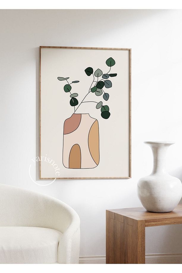 Abstract Boho Çerçevesiz Poster - 1