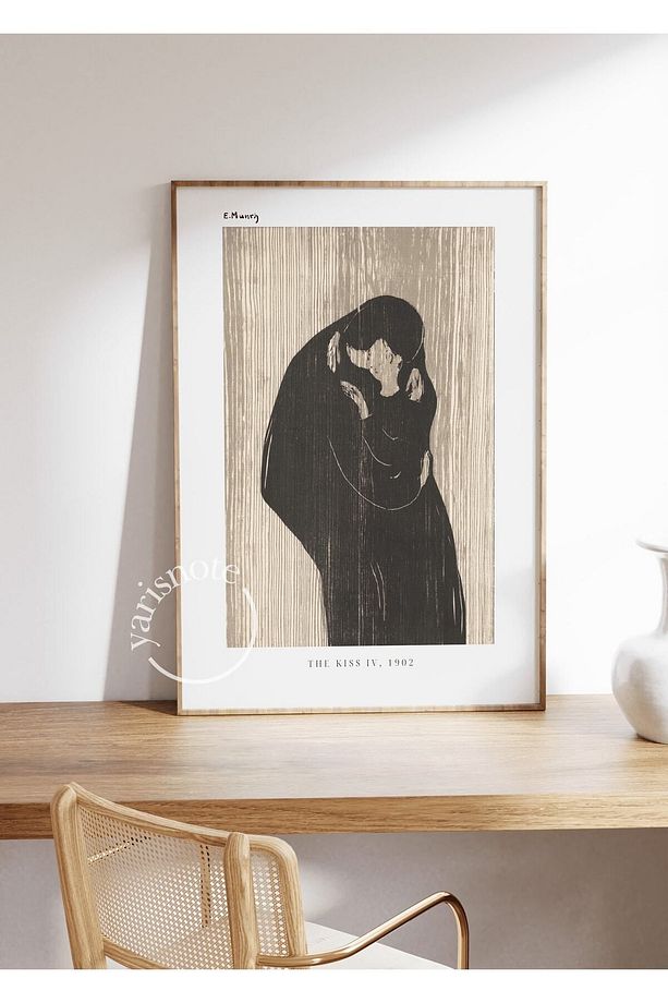 Edvard Munch Çerçevesiz Poster - 4