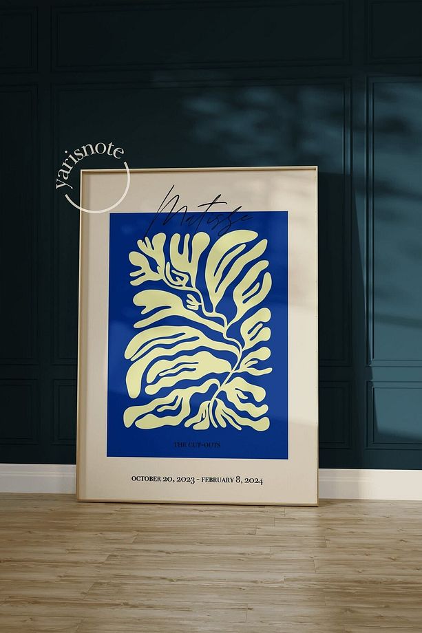 Matisse Abstract Çerçevesiz Poster - 2