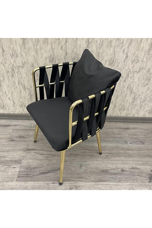 Tekli Siyah Gözde Sandalye - 5