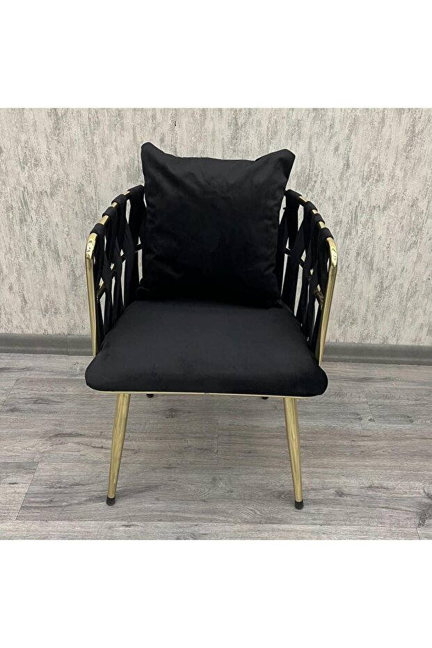 Tekli Siyah Gözde Sandalye - 2