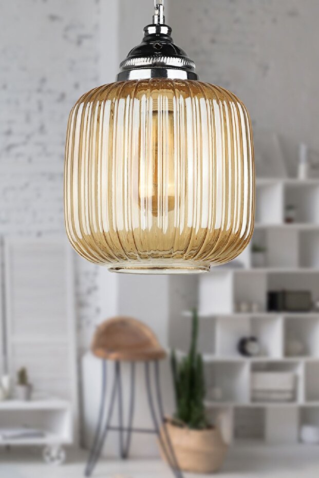 Mega Cam Tekli Avize Bal - 1