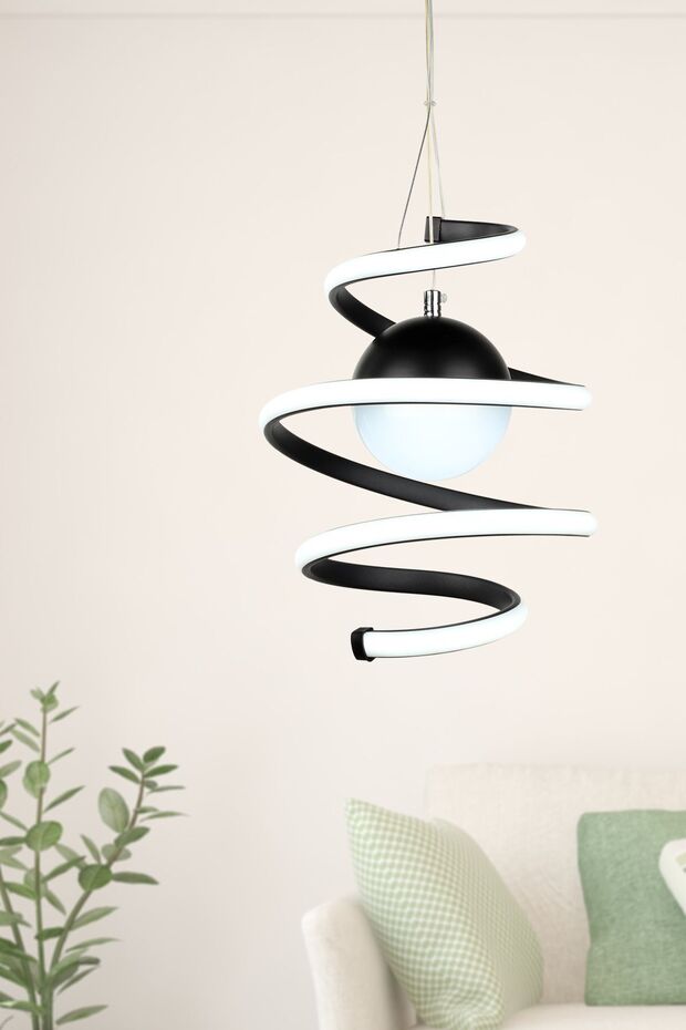 Direl Ledli Avize Siyah - 1