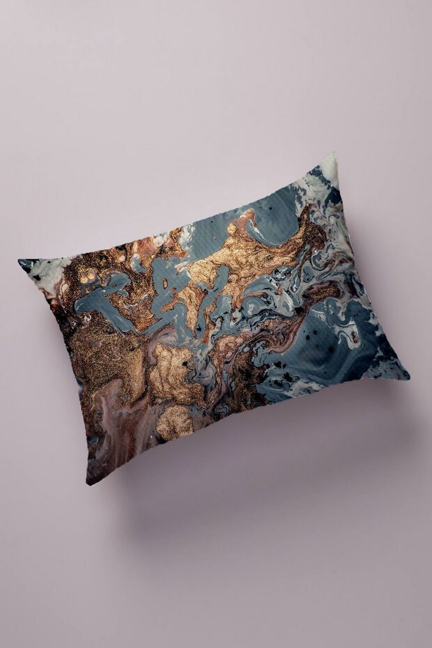 Decorative Bead Quilted Surface Pillow Case (50x70cm) 158