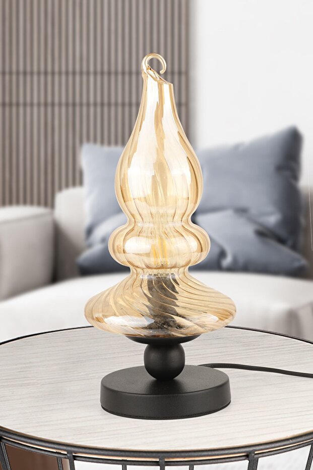 Solid Işıklı Aksesuar Bal Camlı - 1