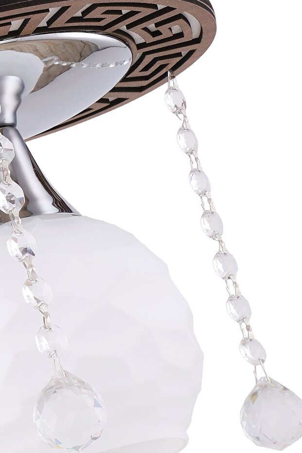 Penta Tekli Ceviz Avize - 5