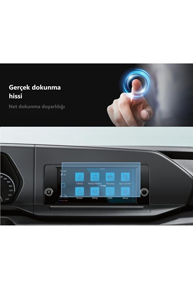 Volkswagen Caddy 8.25" Composition - Navigation Screen Protector - 4