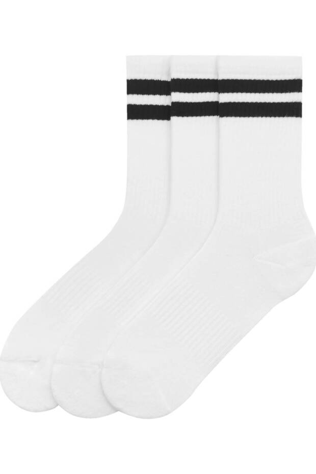 Beyaz spor çorap - 1