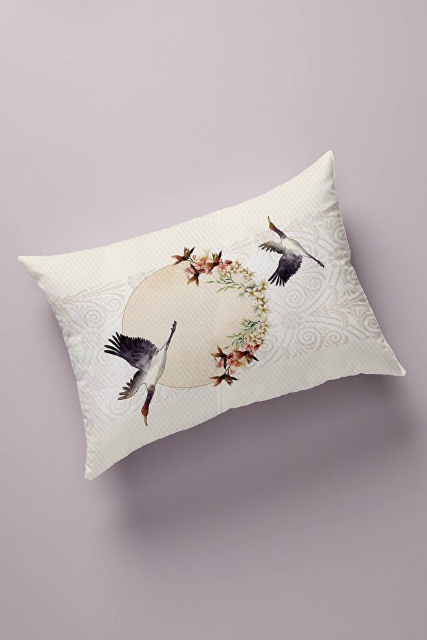 Decorative Bead Quilted Surface Pillow Case (50x70cm) 124