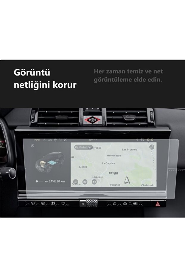 واقي شاشة شفاف غير لامع مقاس 12 بوصة من DS7 - 5