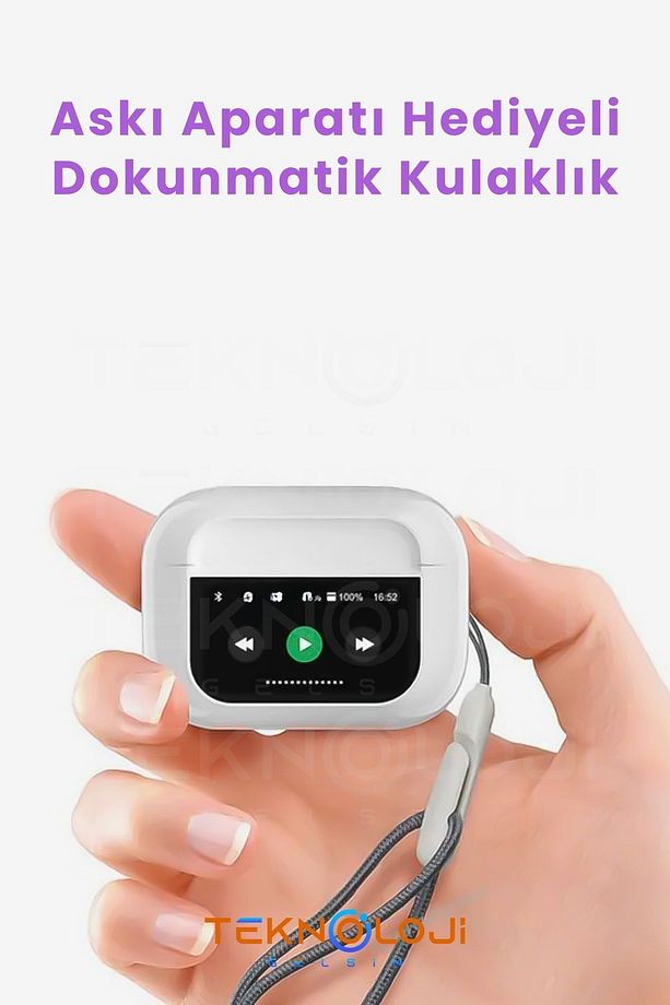 Pro Anc Dokunmatik Dijital Ekranlı Aktif Gürültü Engelleme Bluetooth Kulaklık Şeffaf Mod Enc/anc - 5
